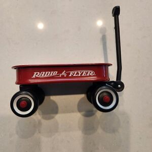 Radio Flyer toy red wagon. 6" x 3 3/4" .